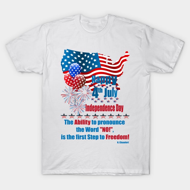 Independence Day Ability T-Shirt by Lin-Eve